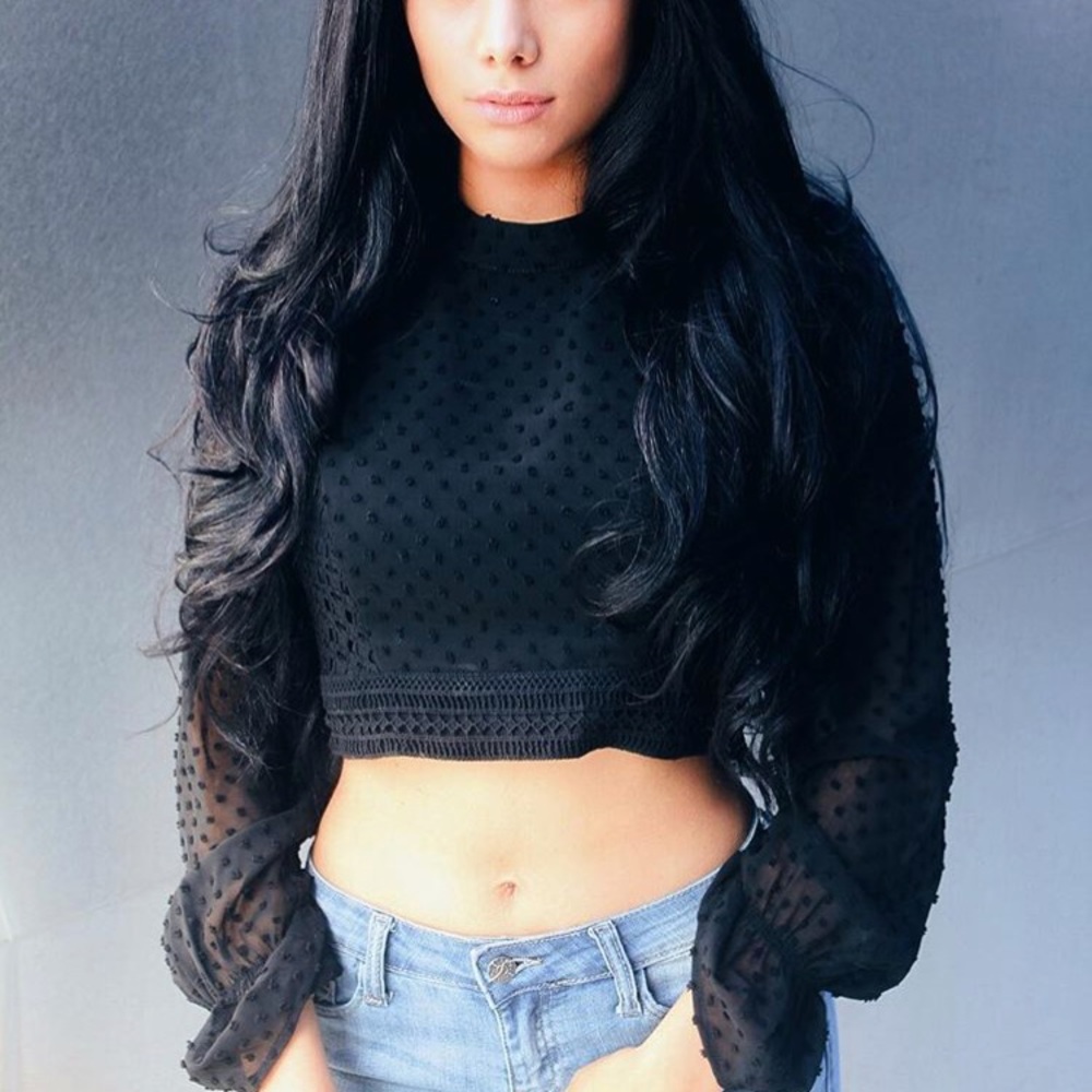 Sheer Crop Top
